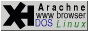 Banner for Arachne Browser for
        DOS